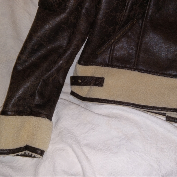 Womens mo x members brown jacket size small - Picture 7 of 7